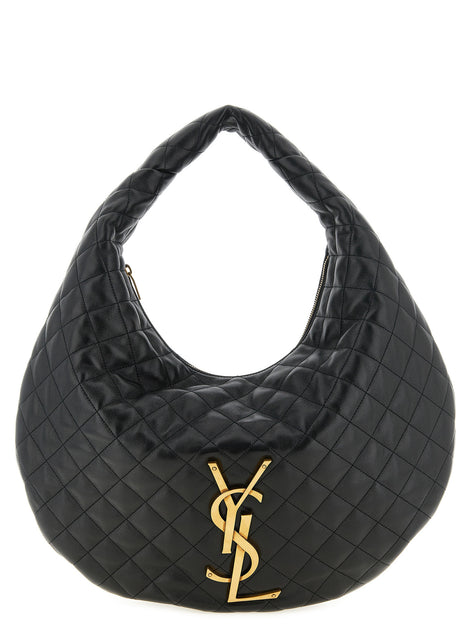 Saint Laurent Black Lamb Leather Shoulder Bag