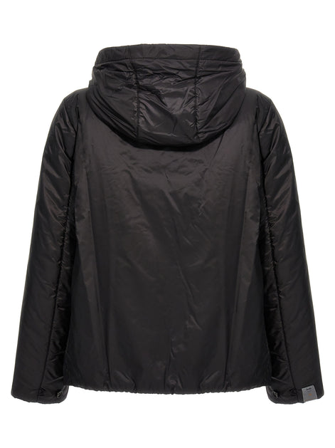 Max Mara Black Polyester Shell Jacket
