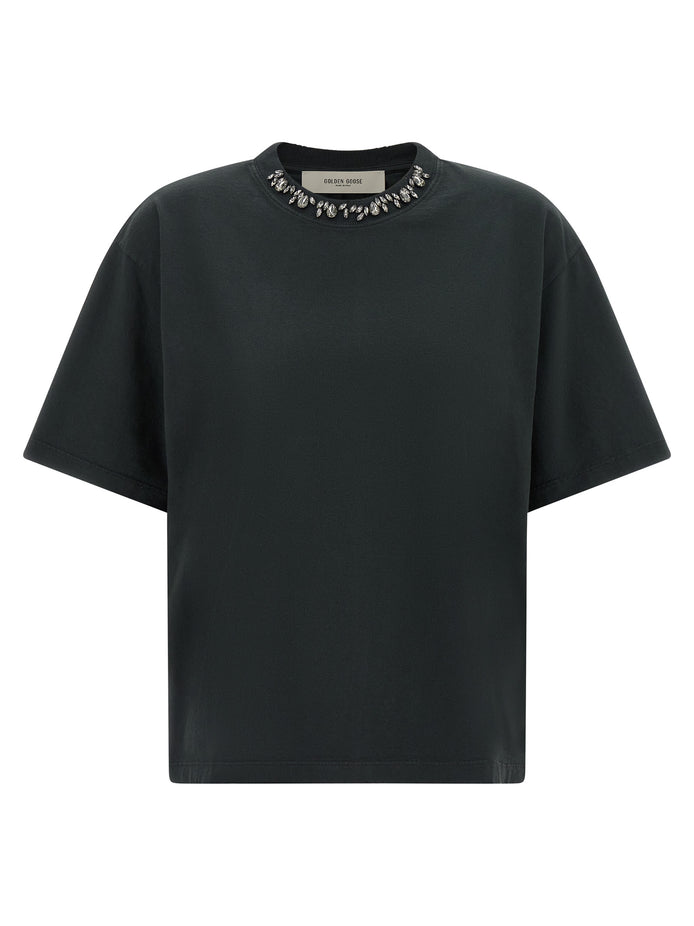 Golden Goose Black Cotton T-Shirt