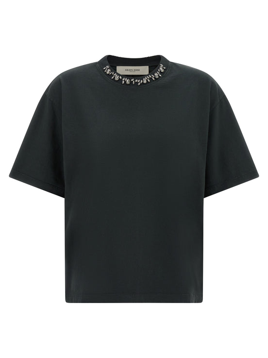 Golden Goose Black Cotton T-Shirt