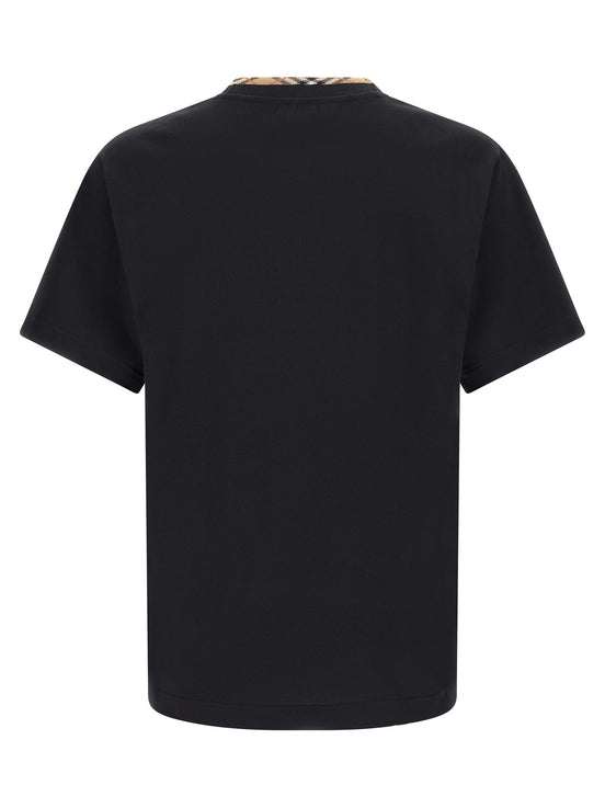 Burberry Black Cotton T-Shirt