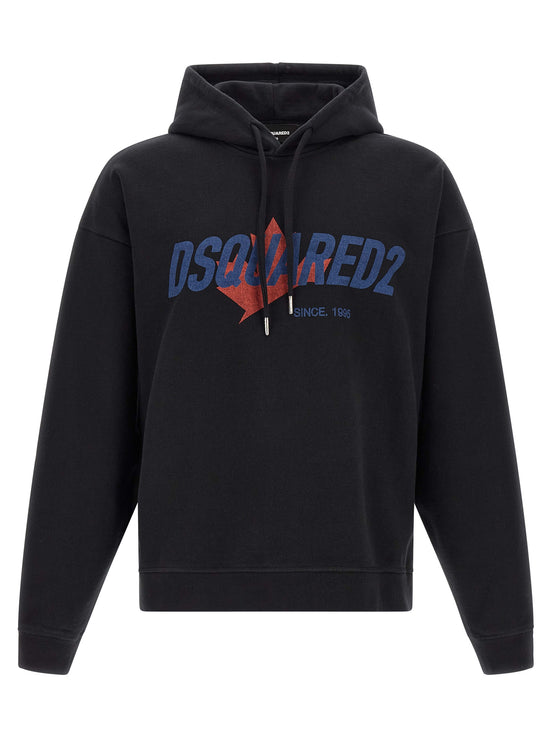 Dsquared² Black Cotton Sweatshirt