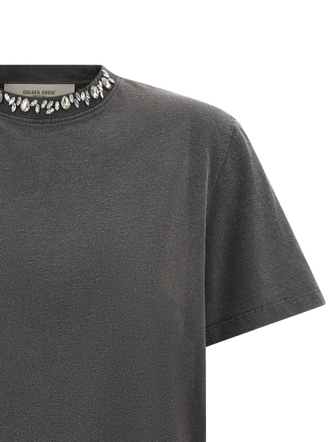 Golden Goose Gray Cotton T-Shirt