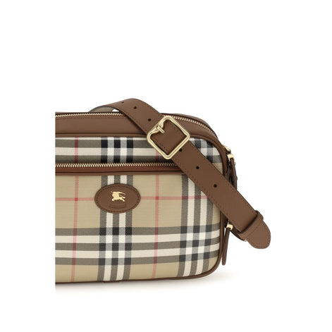 Burberry Beige Cotton Shoulder Bag