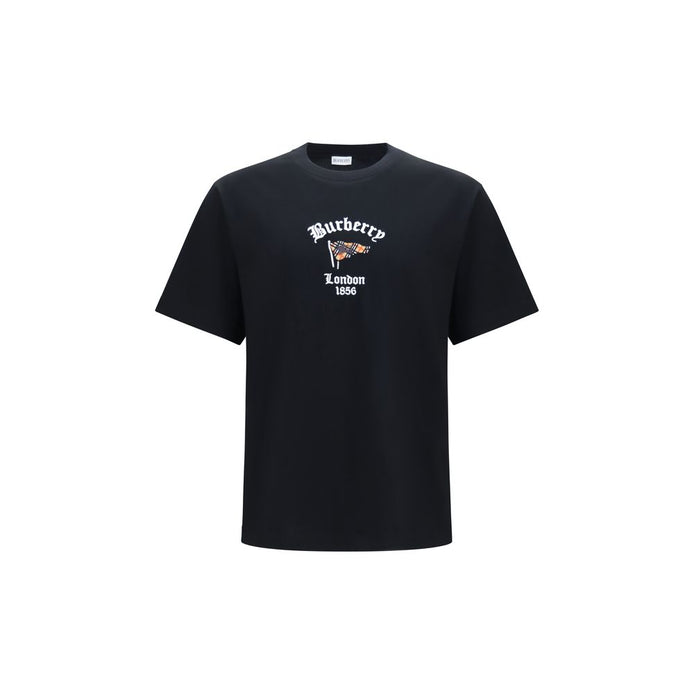 Burberry Black Cotton T-Shirt