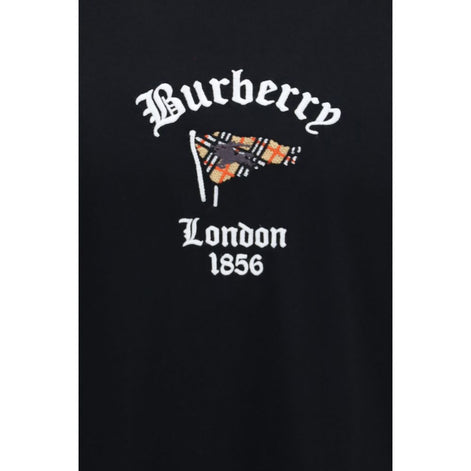 Burberry Black Cotton T-Shirt
