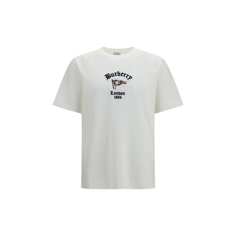 Burberry White Cotton T-Shirt