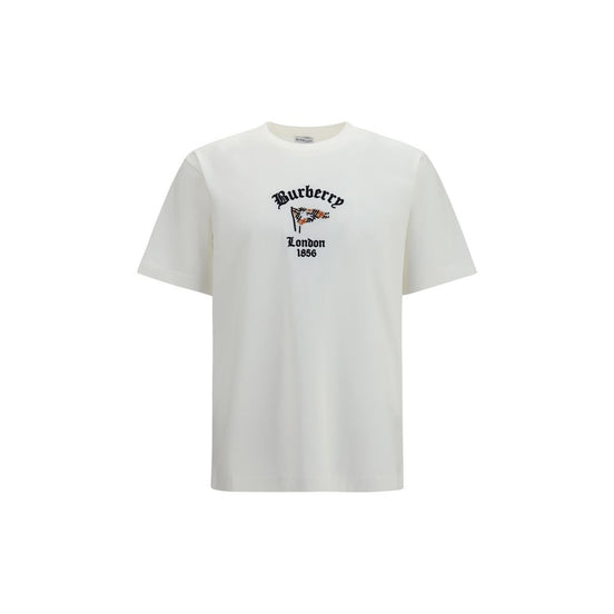 Burberry White Cotton T-Shirt