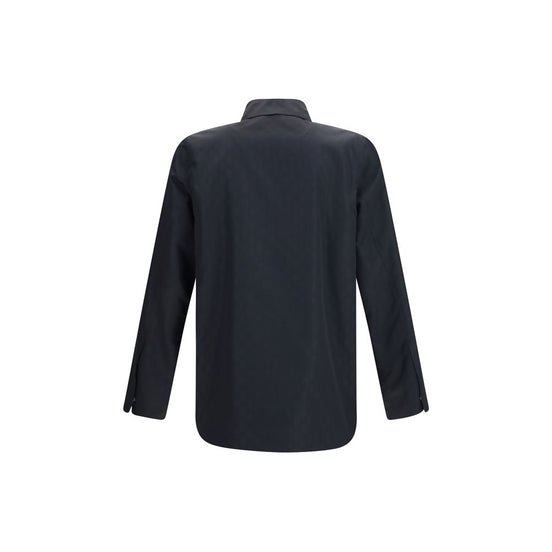 Gucci Black Polyamide Full-Length Jacket