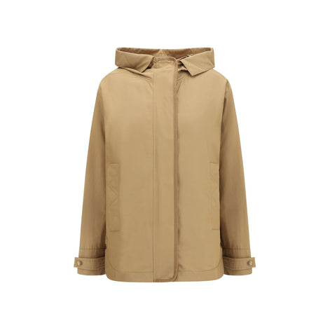 Moncler Beige Polyamide Shell Jacket