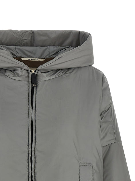 Max Mara Gray Polyester Shell Jacket