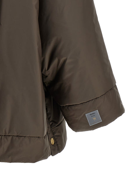 Max Mara Brown Polyester Shell Jacket