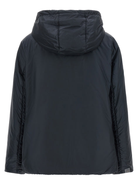 Max Mara Blue Polyester Shell Jacket