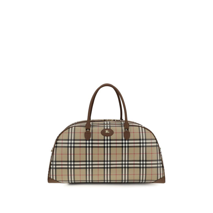Burberry Beige Cotton Shoulder Bag