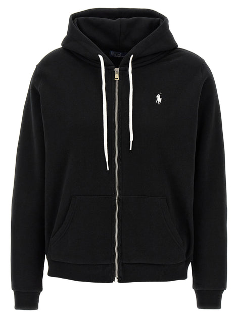 Polo Ralph Lauren Black Cotton Sweatshirt