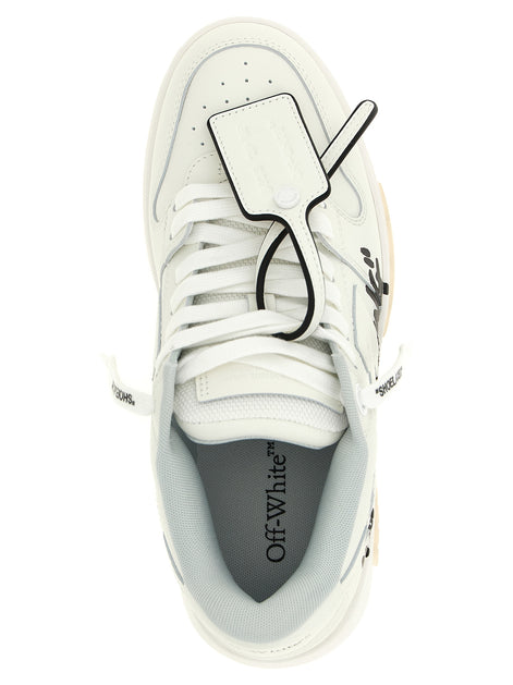 Off-White Bicolor Calfskin Athletic Sneakers