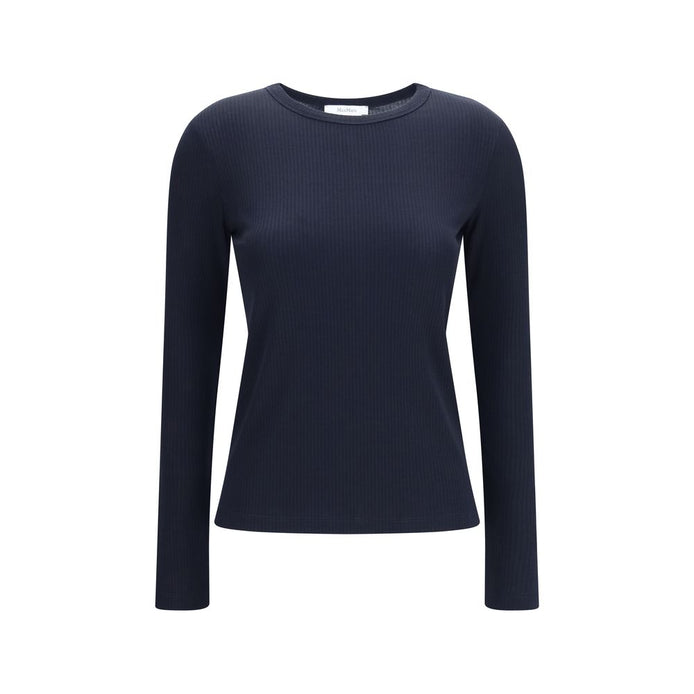 Max Mara Blue Lyocell Sweatshirt