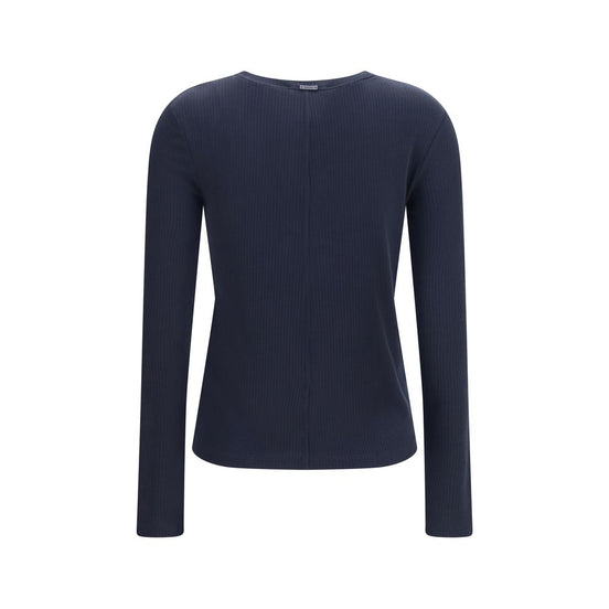 Max Mara Blue Lyocell Sweatshirt