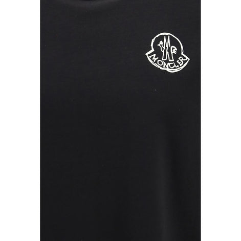 Moncler Black Cotton T-Shirt