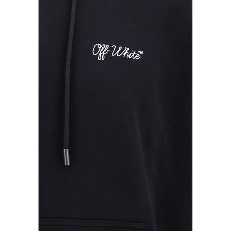 Off-White Black Cotton Sweatshirt