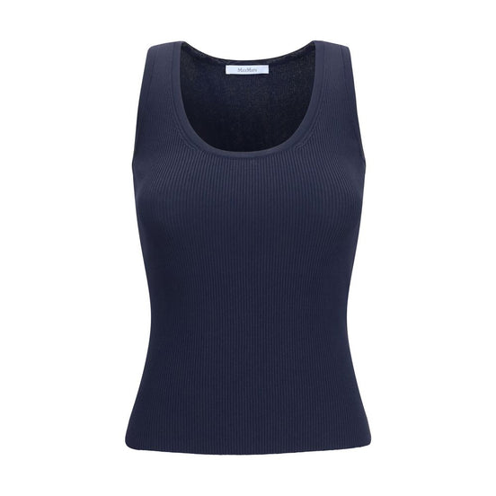 Max Mara Blue Viscose Tank Tops