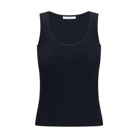 Max Mara Black Viscose Tank Tops