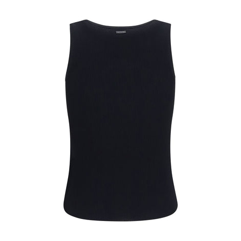 Max Mara Black Viscose Tank Tops