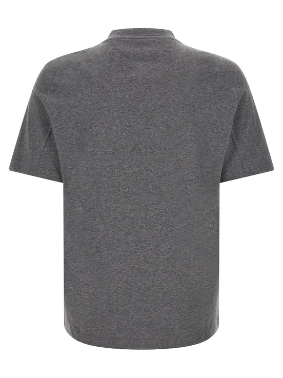 Brunello Cucinelli Gray Cotton T-Shirt