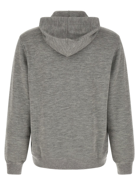 Brunello Cucinelli Gray Cashmere Sweatshirt