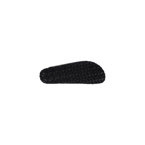 Birkenstock Black Leather Flat Sandals