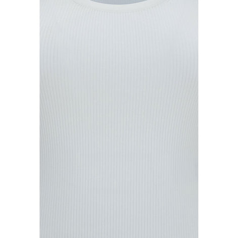 Max Mara White Viscose Tank Tops