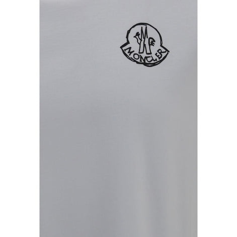 Moncler White Cotton T-Shirt