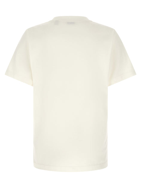Burberry White Cotton T-Shirt