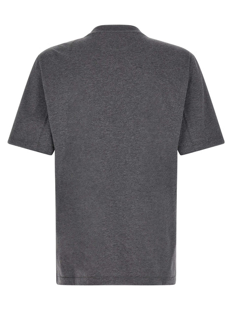 Brunello Cucinelli Gray Cotton T-Shirt