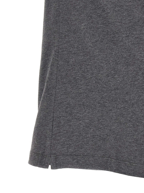 Brunello Cucinelli Gray Cotton T-Shirt