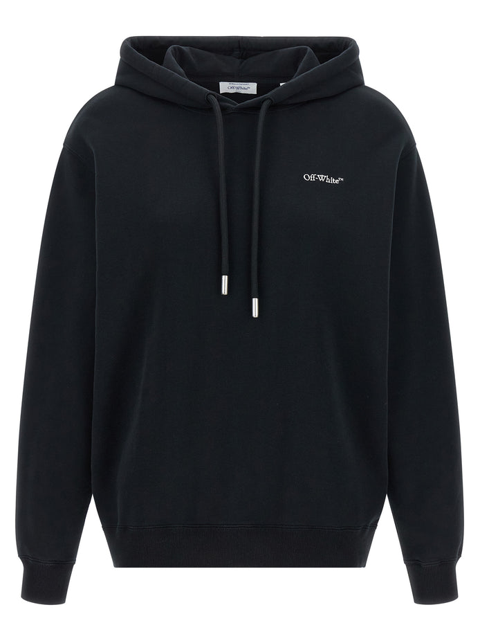 Off-White Black Cotton Sweatshirt