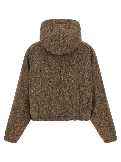 Brunello Cucinelli Brown Virgin Wool Full-Length Jacket