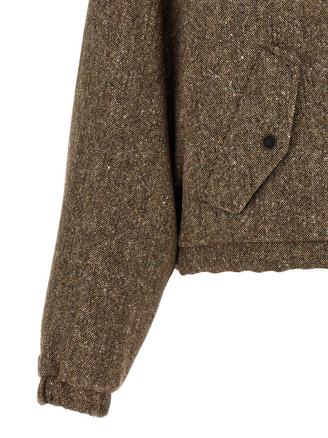 Brunello Cucinelli Brown Virgin Wool Full-Length Jacket