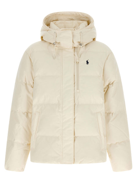 Polo Ralph Lauren White Polyester Full-Length Jacket