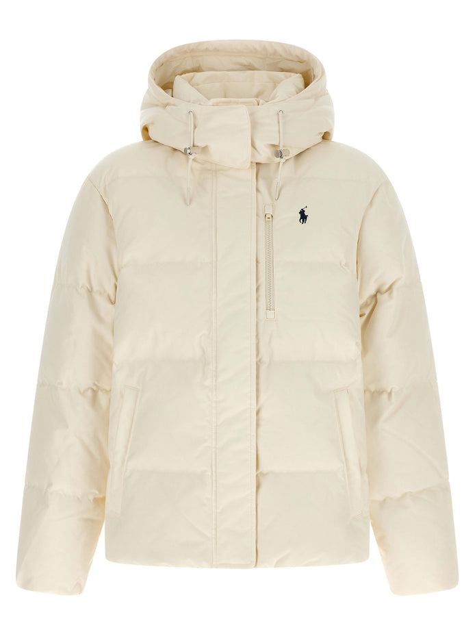Polo Ralph Lauren White Polyester Full-Length Jacket