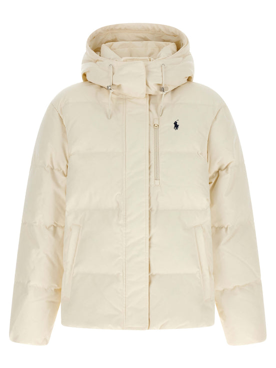 Polo Ralph Lauren White Polyester Full-Length Jacket