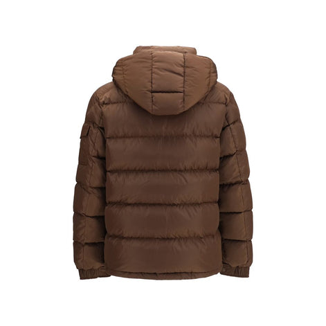 Moncler Brown Polyamide Full-Length Jacket
