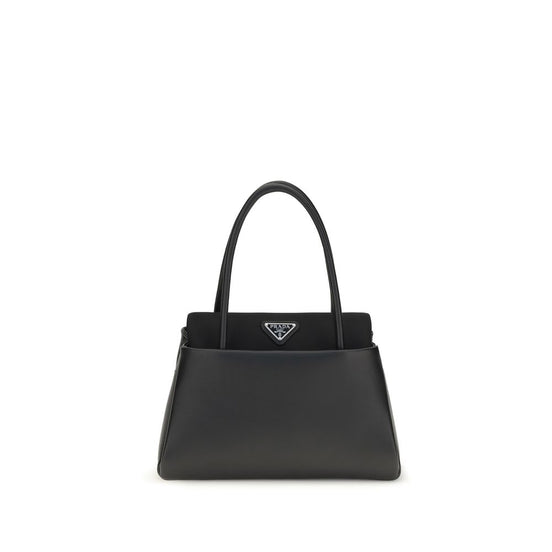 Prada Passage small Black Leather Handbag