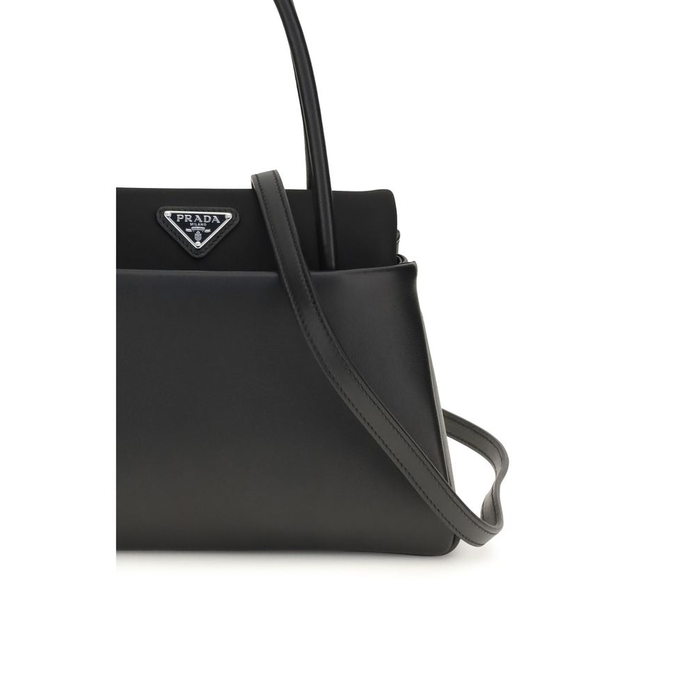Prada Passage medium Black Leather Handbag
