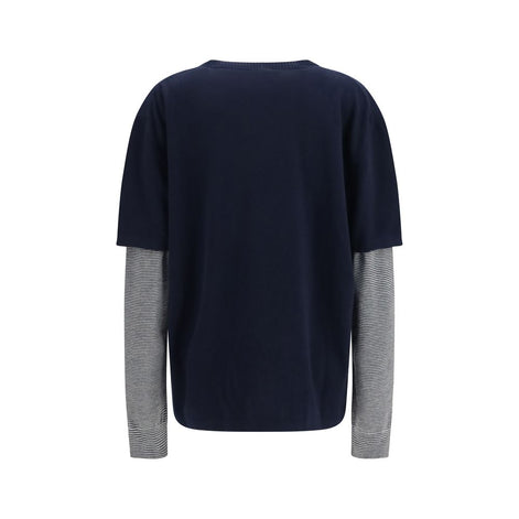 Miu Miu Blue Wool Oves Aries Sweatshirt