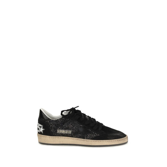 Golden Goose Black Calf Leather Bos Taurus Low Top Sneakers