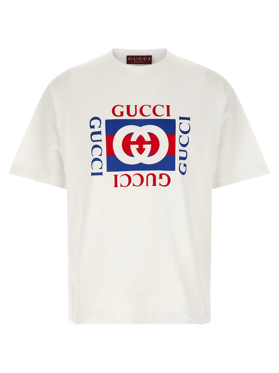 Gucci White Cotton T-Shirt