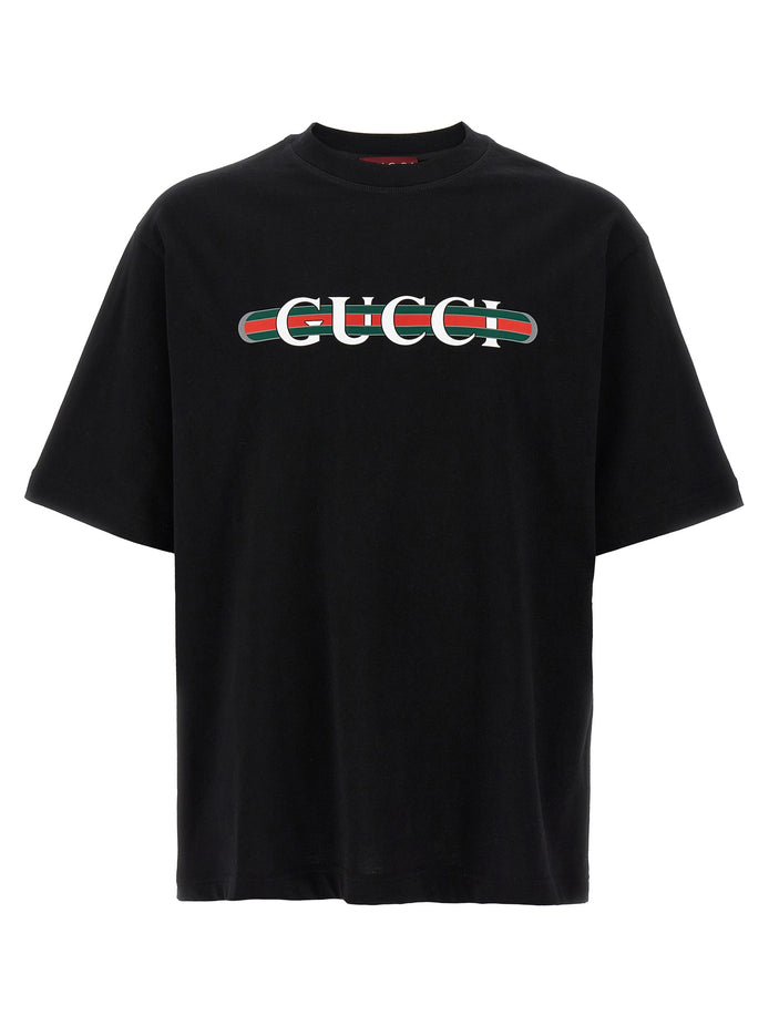 Gucci Black Cotton T-Shirt