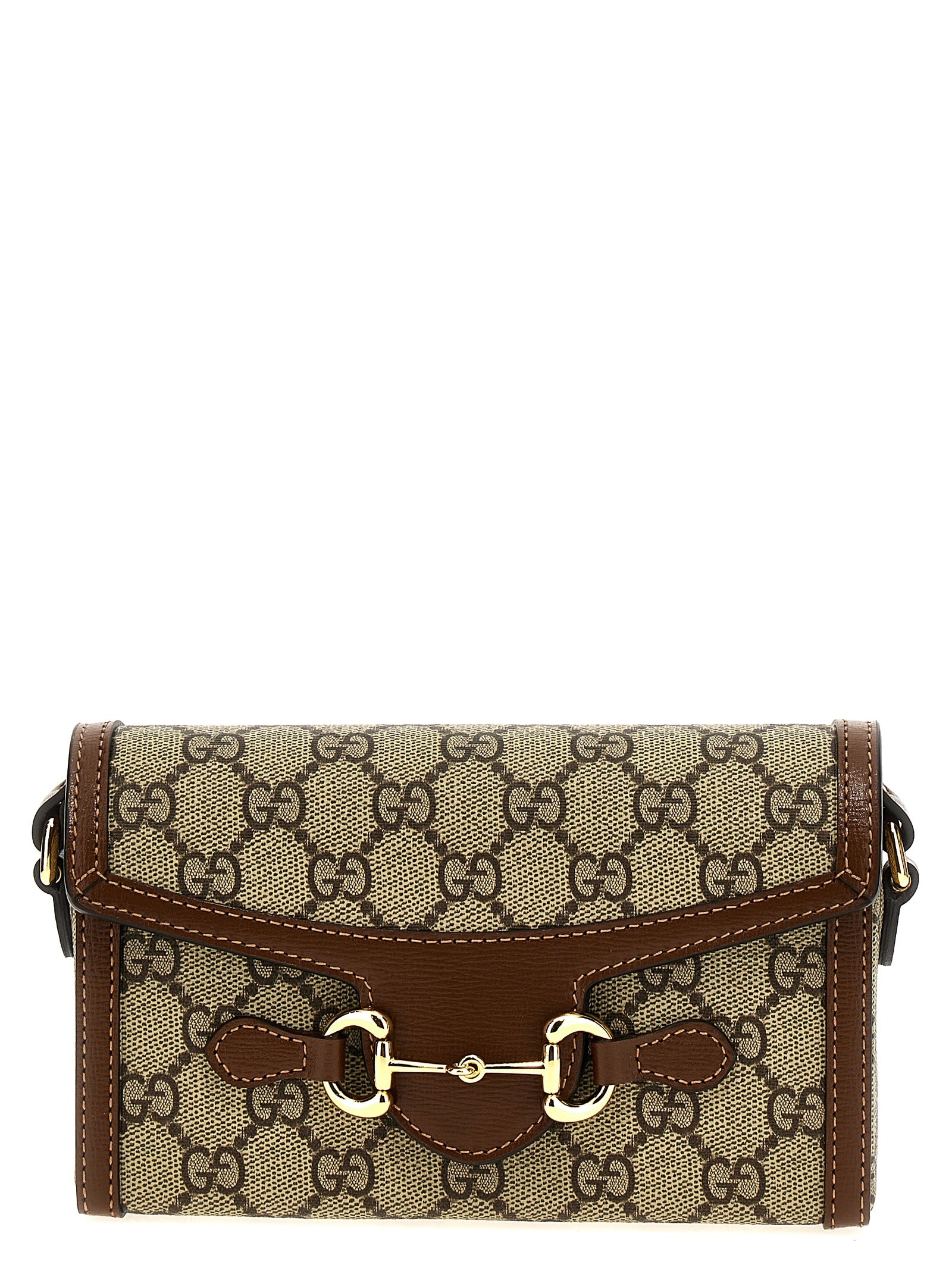 Gucci Brown Polyethylene Crossbody Bag