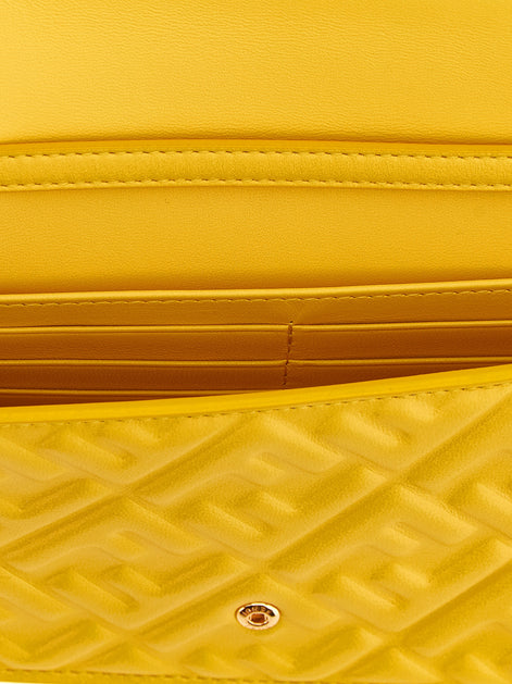 Fendi Bicolor Lamb Leather Cardholder